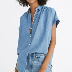 Madwell - Central Shirt in Roberta Indigo - Size Small